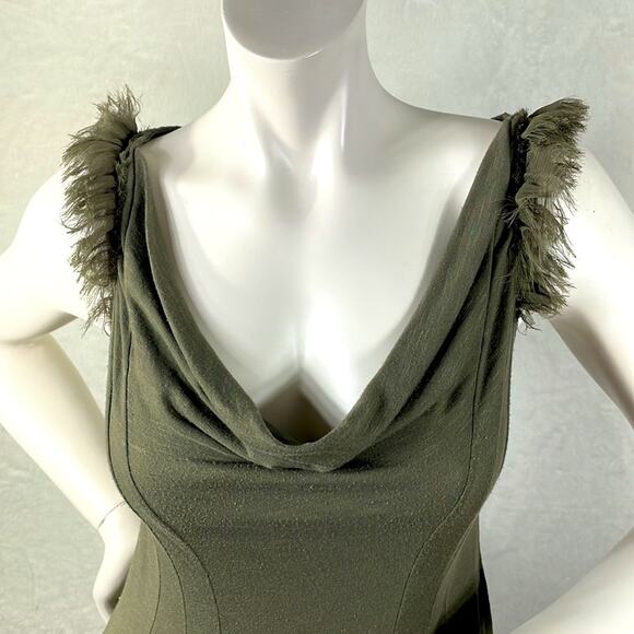 Anthropologie All-Seasons Top- The First Flight Tank By Deletta. XS Loden Green - Picture 3 of 12